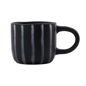 House Doctor - Line Tasse, Ø 8,7 cm, noir / marron