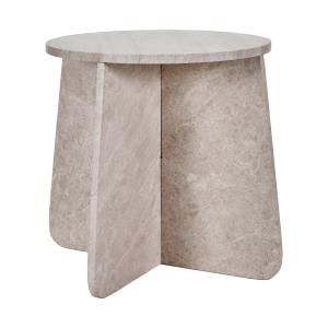 House Doctor - Marb Table d'appoint, Ø 48 cm, beige