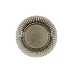 House Doctor - Pleat Assiette à gâteau Ø 16 cm, gris / marr…