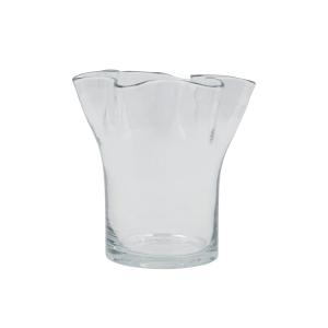 House Doctor - Plis Vase, H 17 cm, clair