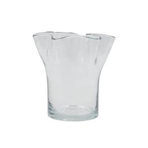 House Doctor - Plis Vase, H 17 cm, clair
