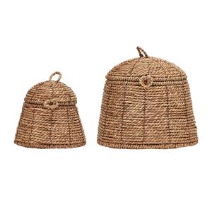 House Doctor - Paniers de rangement Rama, naturel (lot de 2)