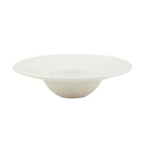 House Doctor - Assiette à pâtes Pion, Ø 25 cm, gris / blanc…