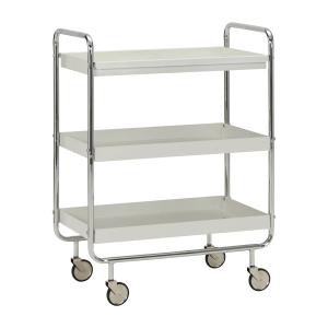 House Doctor - Chariot de service Roll, large, blanc cassé…