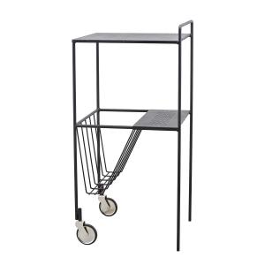 House doctor - Chariot de service utiliser 35 cm, noir