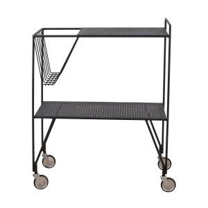 House doctor - Chariot de service utiliser 65 cm, noir