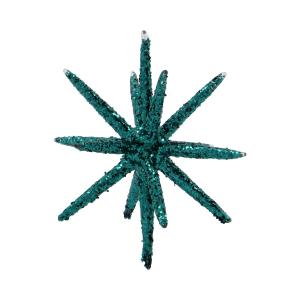 House Doctor - Spike Ornements, Ø 12 cm, vert avec paillett…