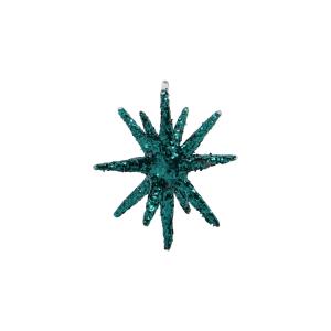 House Doctor - Spike Ornements, Ø 7,5 cm, vert avec paillet…