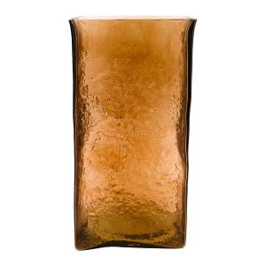 House Doctor - Square Vase, H 30 cm, ambre
