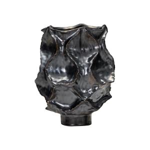 House Doctor - Waves Vase, H 25 cm, métal antique