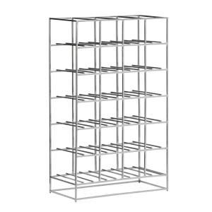 House Doctor - Casier à vin pour 24 bouteilles, argent