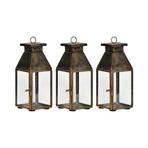 House Doctor - Tilka Photophore, laiton antique (set de 3)