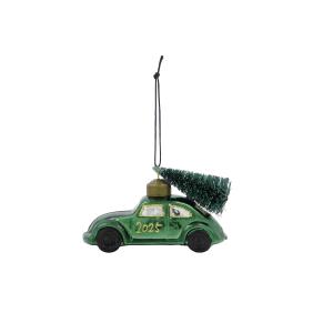 House Doctor - Xmas Cars Voitures décoratives, 5,5 cm, vert…