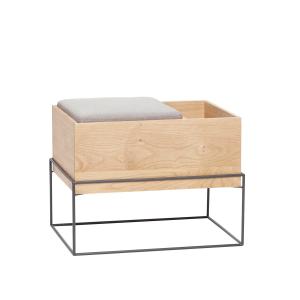 Hübsch Interior - banc avec coussin et rangement, L 64 cm /…