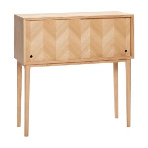 Hübsch Interior - Commode à l'aspect chevron et portes coul…