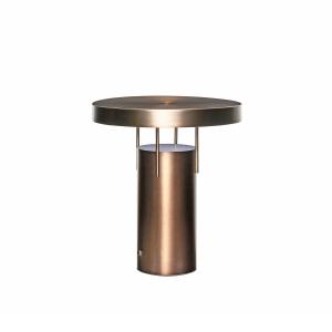 Hübsch Interior - BringMe Akku LED lampe de table, laiton b…