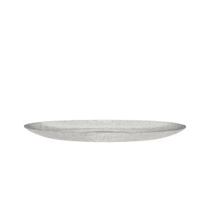 Hübsch Interior - Fuyu Assiette, large, texturée / transpar…