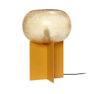 Hübsch Interior - Lampe de table en verre, ambre