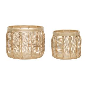 Hübsch Interior - Luna Panier de rangement, rotin naturel (…