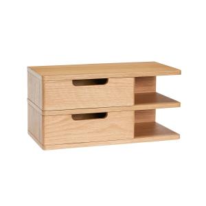 Hübsch Interior - Étagère murale Open, 40 x 20 cm, chêne
