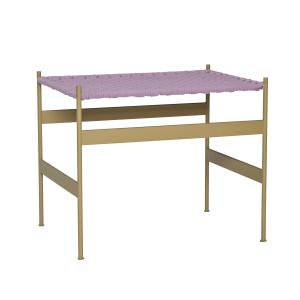 Hübsch Interior - Peri Banc, L 56 cm, ocre / violet