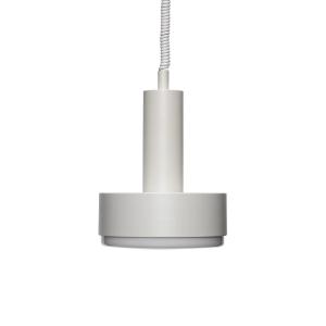 Hübsch Interior - Quip lampe suspendue, gris clair