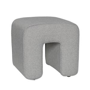 Hübsch Interior - Sculpture Pouf, H 47 cm, gris