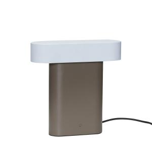 Hübsch Interior - Sleek LED Lampe de table, brun / gris cla…