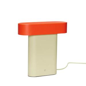 Hübsch Interior - Sleek LED Lampe de table, vert / rouge