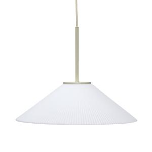 Hübsch Interior - Solid Lampe suspendue, sable / blanc