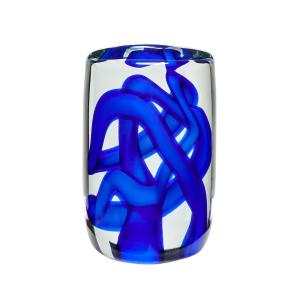 Hübsch Interior - Stream Presse-papiers, Ø 9 cm, bleu / tra…