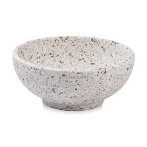 Humdakin - Genova Coupe Terrazzo, Ø 18 x 8 cm, rouge / beig…