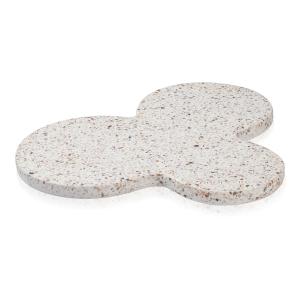 Humdakin - Milan Plateau Terrazzo, 34 x 28 cm, rouge / beige