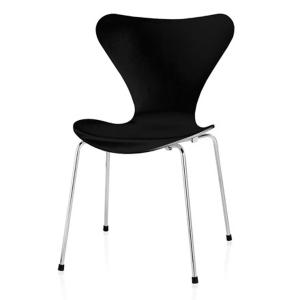 Fritz Hansen - Série 7 chaise, chrome / frêne laqué noir