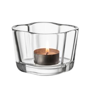 Iittala - Aalto Porte-bougie à réchaud 60 mm, transparent