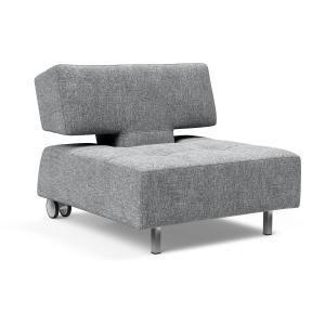 Innovation Living - Long Horn Deluxe Excess Fauteuil, gris…