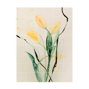 IXXI - Tulip Jaune Murale, 120 x 160 cm