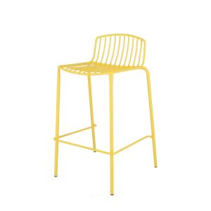 Jan Kurtz - Mori Chaise de bar de jardin, 65 cm, jaune