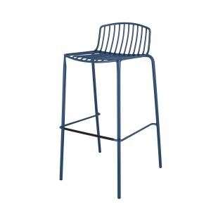Jan Kurtz - Mori Chaise de bar de jardin, 75 cm, bleu