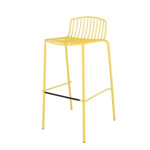 Jan Kurtz - Mori Chaise de bar de jardin, 75 cm, jaune