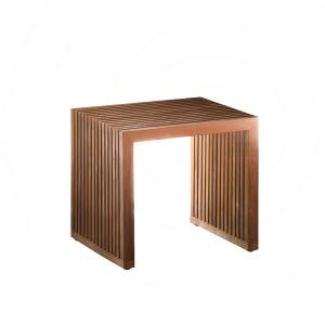Jan Kurtz - Tabouret Tivoli, bois de teck