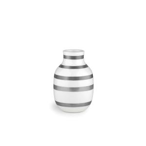 Kähler Design - Omaggio Vase H 12,5 cm, argent