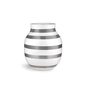 Kähler Design - Omaggio Vase H 20 cm, argent