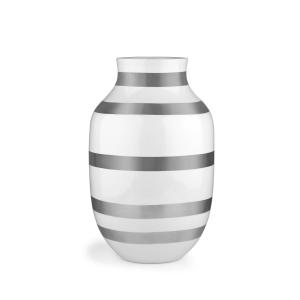 Kähler Design - Omaggio Vase H 31 cm, argent