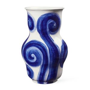 Kähler Design - Tulle Vase, H 22,5 cm, bleu