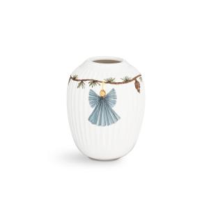 Kähler Design - Hammershøi Vase de Noël, h 10,5 cm, blanc