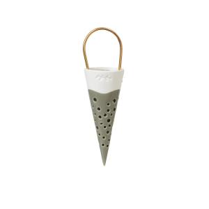 Kähler Design - Nobili Sac à bouts de Noël H 15,5 cm, vert…
