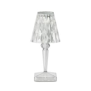 Kartell - Battery Lampe de table à accu H 30 cm, transparen…