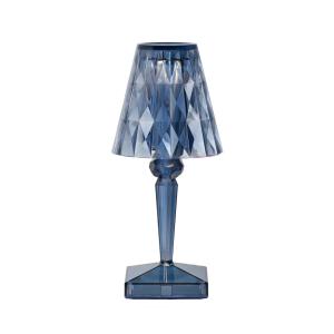 Kartell - Battery Lampe de table à accu H 30 cm, bleu ciel