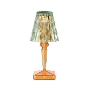 Kartell - Battery Lampe de table à accu H 30 cm, menthe / o…